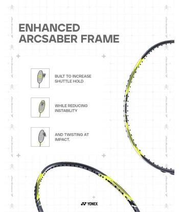 Yonex ArcSaber 7 Pro (Gray/Yellow) pas cher