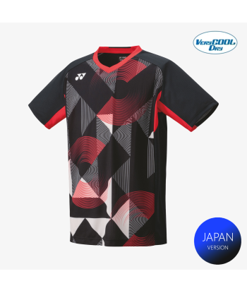 Yonex Men's Game Shirts 10576 (Black) pas cher chine