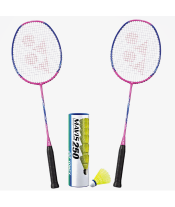 Yonex Nanoflare 001 Clear (Pink) Combo Set (250) destockage