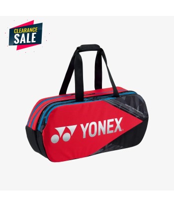 Yonex BA92231 (Tango Red) 6pk Pro Tournament Badminton Tennis Racket Bag français