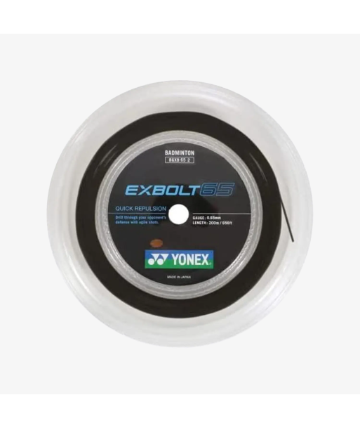 Yonex Exbolt 65 200m Badminton String (Black) s'inspire de l'anatomie humaine