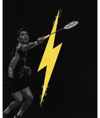 Yonex Nanoflare 1000 Play (Lightning Yellow) Pre-Strung Amélioration de cerveau avec