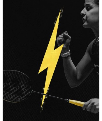 Yonex Nanoflare 1000 Play (Lightning Yellow) Pre-Strung Amélioration de cerveau avec