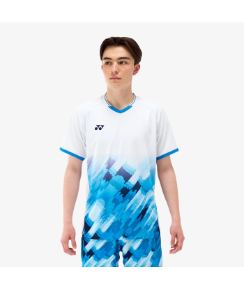 Yonex Men's Game Shirts 10581 (White) Paris Déstockage Promo