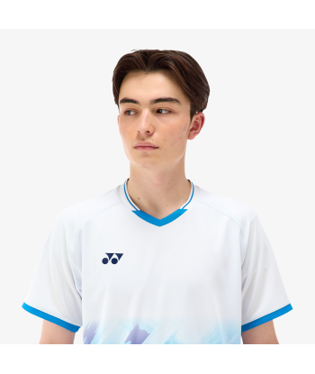 Yonex Men's Game Shirts 10581 (White) Paris Déstockage Promo