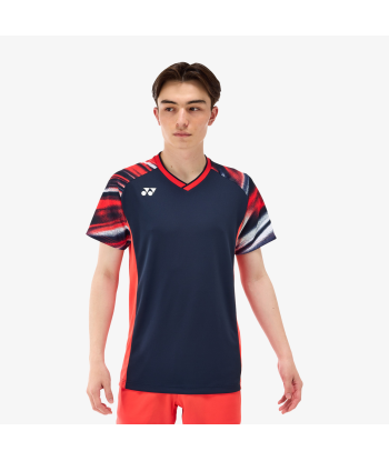 Yonex Men's Game Shirts 10577 (Navy Blue) à prix réduit toute l'année