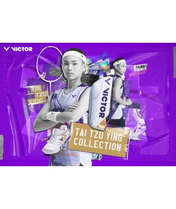 Victor Tai Tzu Ying Collection Badminton Tennis Racket Backpack BR3025TTY-AJ (White) une grave pollution 