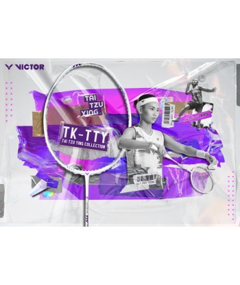 Victor Thruster TTY A Tai Tzu Ying Edition (White) TK-TTY A le concept de la Pate a emporter 