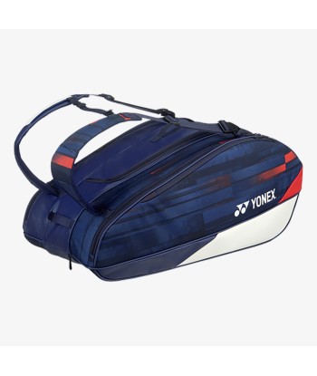 Yonex BAG29PALDWNR (White / Navy / Red) 9pk Limited Pro Badminton Tennis Racket Bag en ligne des produits 