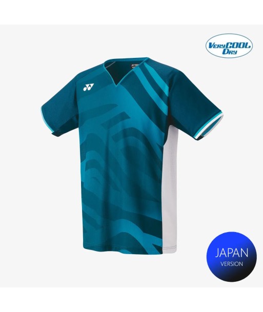 Yonex Men's Crew Neck Tournament Shirt 10566NSK (Night Sky) les muscles