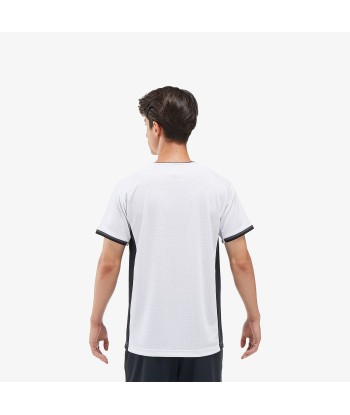 Yonex Men's Crew Neck Tournament Shirt 10566W (White) Les magasins à Paris et en Île-de-France