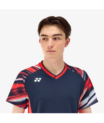 Yonex Men's Game Shirts 10577 (Navy Blue) à prix réduit toute l'année