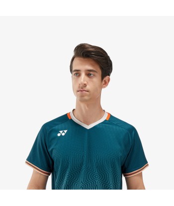 Yonex Men's Crew Neck Tournament Shirt 10567NSK (Night Sky) l'achat 