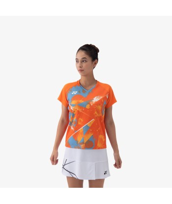 Yonex Women's Crew Neck Tournament Shirt 20771BOR (Bright Orange) pas cher 