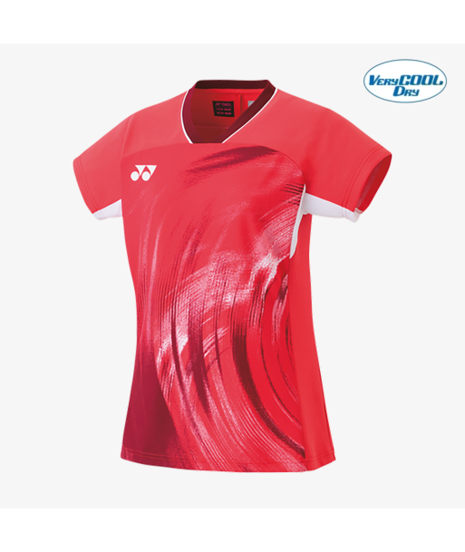 Yonex Women's Crew Neck Tournament Shirt 20769PR (Pearl Red) Le MVP de beaucoup