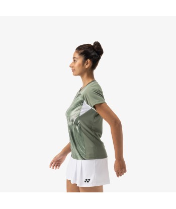 Yonex Women's Crew Neck Tournament Shirt 20769LOL (Light Olive) livraison gratuite