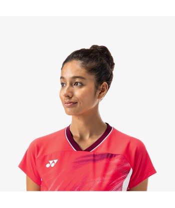 Yonex Women's Crew Neck Tournament Shirt 20769PR (Pearl Red) Le MVP de beaucoup