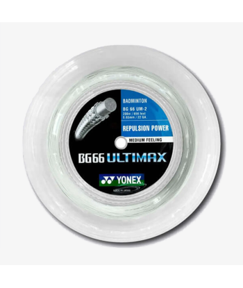 Yonex BG 66 Ultimax 200m Badminton String (Metallic White) Profitez des Offres !