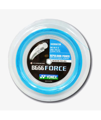 Yonex BG 66 Force 200m Badminton String (Cyan) de France