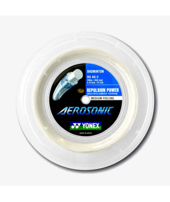 Yonex Aerosonic 200m Badminton String (White) Les magasins à Paris et en Île-de-France