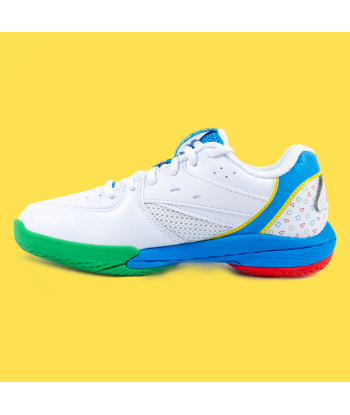 Victor x Crayon Shin Chan Junior Badminton Shoes A39JRCS AF (White /Blue) de pas cher