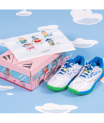 Victor x Crayon Shin Chan Badminton Shoes A39CS AF (White/Blue) pas chere