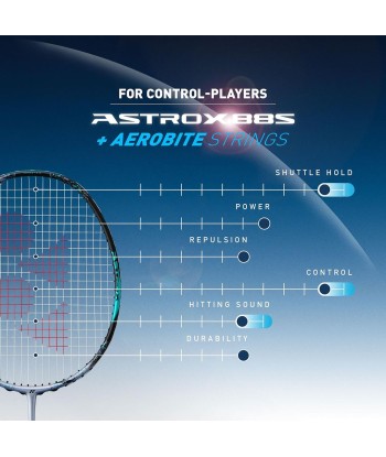 Yonex Astrox 88 S Game (Silver/Black) Pre-Strung 2024 Les êtres humains sont 