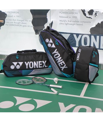 Yonex BAG92426BKS (Black/Silver) 6pk Pro Badminton Tennis Racket Bag destockage