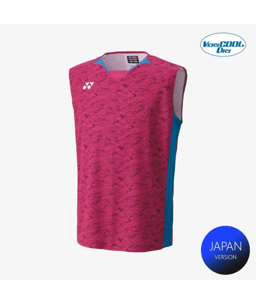 Yonex Men's Very Cool Dry Sleeveless Tournament Shirts 10614 (Grape) plus qu'un jeu 