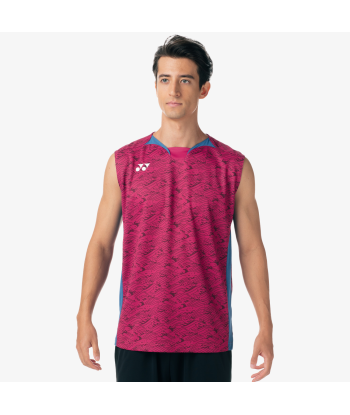 Yonex Men's Very Cool Dry Sleeveless Tournament Shirts 10614 (Grape) plus qu'un jeu 