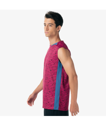 Yonex Men's Very Cool Dry Sleeveless Tournament Shirts 10614 (Grape) plus qu'un jeu 