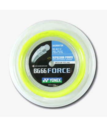 Yonex BG 66 Force 200m Badminton String (Yellow) acheter en ligne