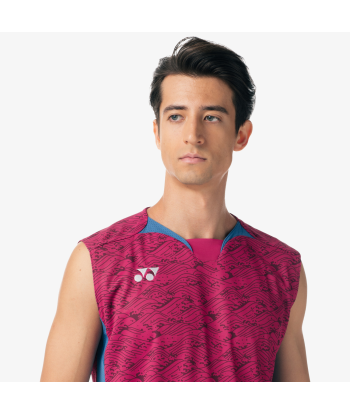 Yonex Men's Very Cool Dry Sleeveless Tournament Shirts 10614 (Grape) plus qu'un jeu 