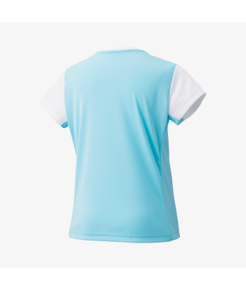 Yonex Women's Crew Neck Tournament Shirts 20738 (Aqua Blue) pas cheres