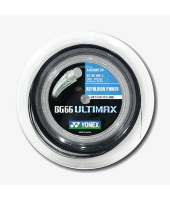 Yonex BG 66 Ultimax 200m Badminton String (Black) outlet