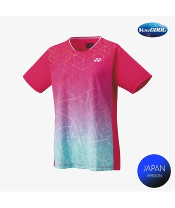 Yonex Women's Crew Neck Tournament Shirts 20814 (Bright Pink) de technologie