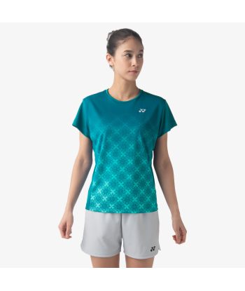 Yonex Women's Crew Neck Tournament Shirts 20738 (Teal Blue) la livraison gratuite