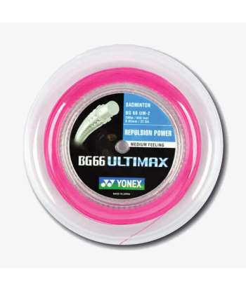 Yonex BG 66 Ultimax 200m Badminton String (Neon Pink) Livraison rapide