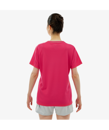 Yonex Women's Crew Neck Tournament Shirts 20814 (Bright Pink) de technologie