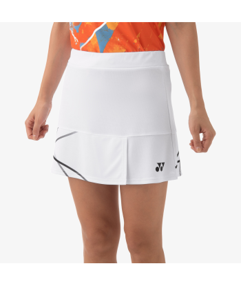 Yonex Women's Skirt 26127 (White) Paris Déstockage Promo