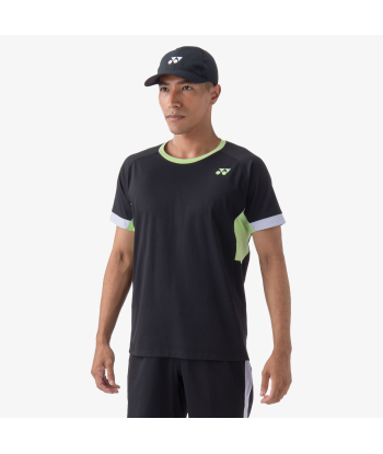 Yonex Men's Crew Neck Shirt 10563 (Black) Faites des économies