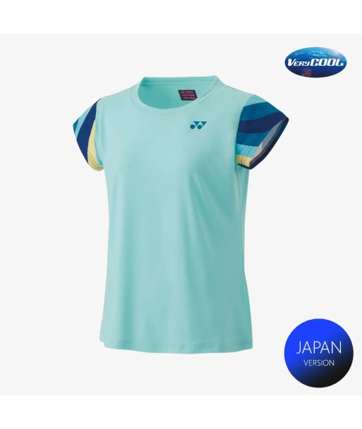 Yonex Women's Crew Neck Shirt 20754 (Cyan) de la marque