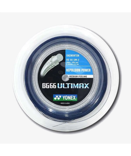 Yonex BG 66 Ultimax 200m Badminton String (Pearl Navy) en linge