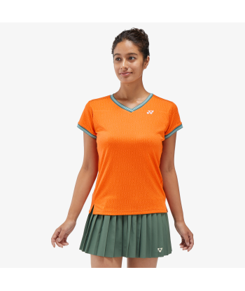 Yonex Women's Crew Neck Shirt 20758 (Bright Orange) la chaussure