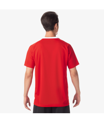 Yonex Men's Crew Neck Shirt 10602 (Sunset Red) en linge