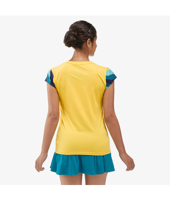 Yonex Women's Crew Neck Shirt 20754 (Soft Yellow) de l' environnement