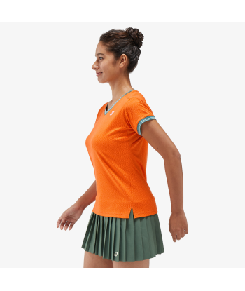 Yonex Women's Crew Neck Shirt 20758 (Bright Orange) la chaussure