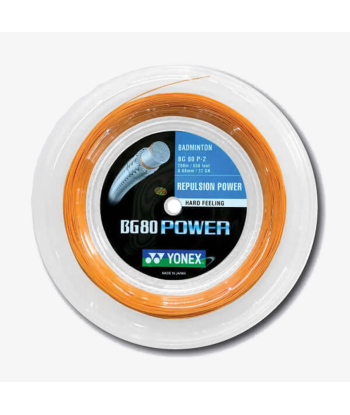 Yonex BG 80 Power 200m String (Bright Orange) commande en ligne