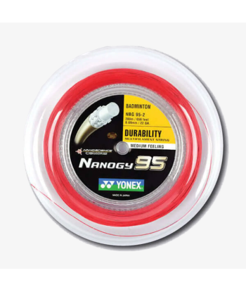 Yonex Nanogy 95 200m Badminton String (Red) Comparez plus de prix