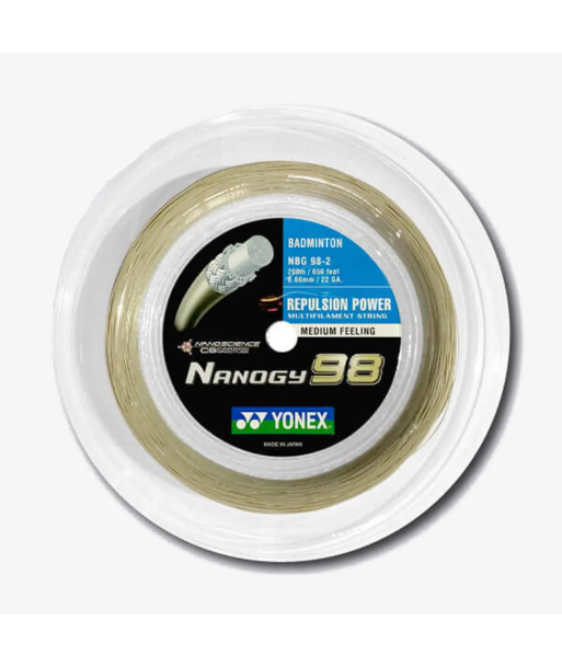 Yonex Nanogy 98 200m Badminton String (Cosmic Gold) l'achat 